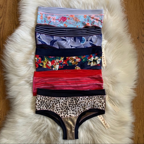 XiRENA Other - XiRENA colorful Lot of 5 Cheeky Panties Small NWT